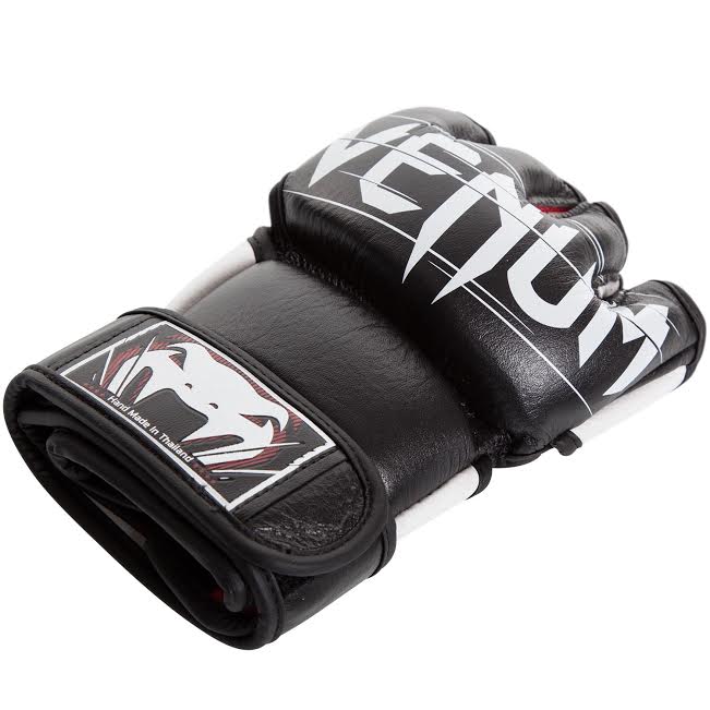VENUM UNDISPUTED 2.0 MMA GLOVES - NAPPA LEATHER - BLACK