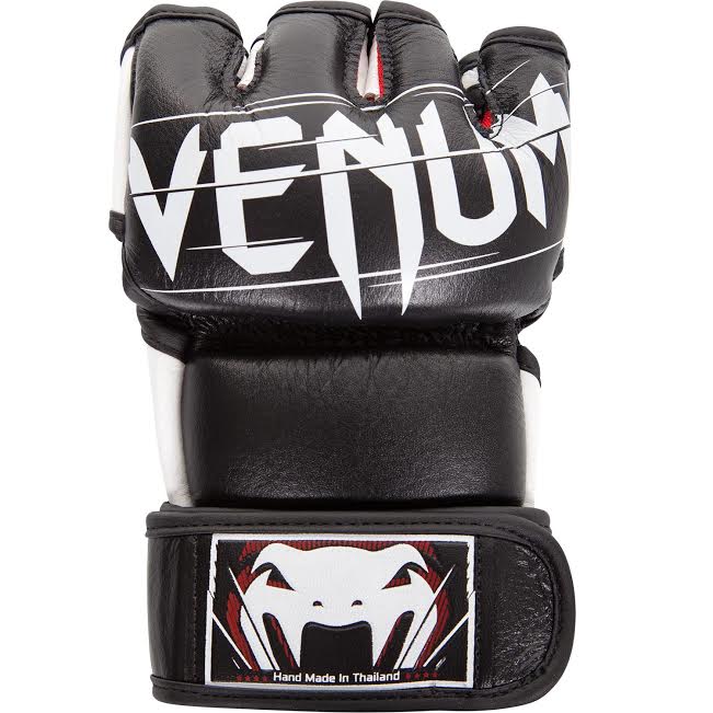 VENUM UNDISPUTED 2.0 MMA GLOVES - NAPPA LEATHER - BLACK