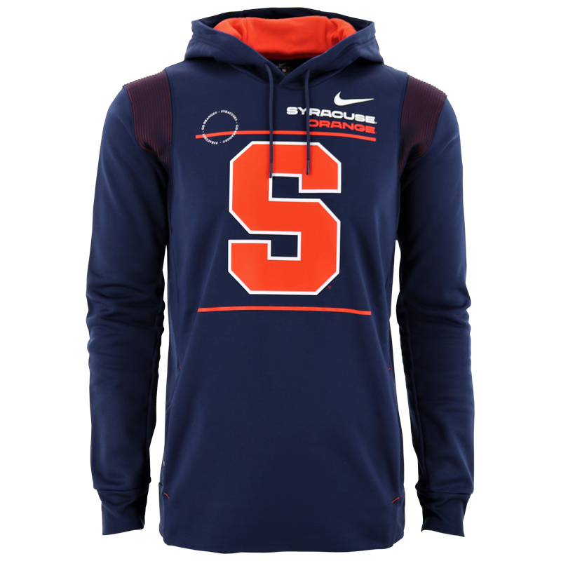 SYRACUSE ORANGE NIKE THERMA FLEECE PULLOVER HOODIE
