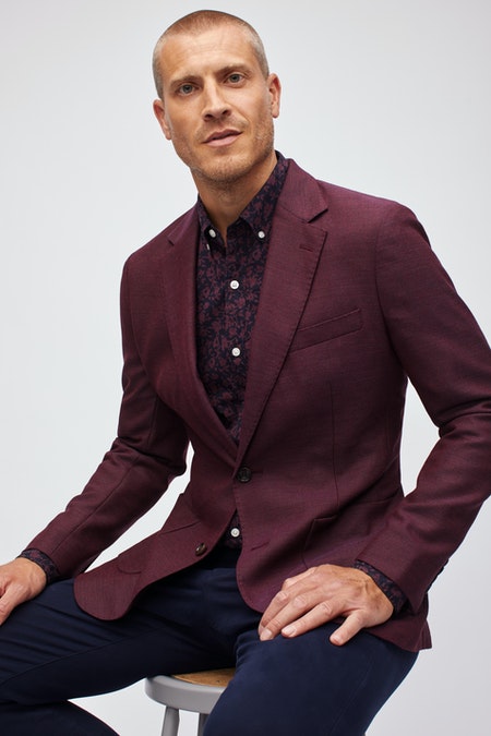 Unconstructed Italian Wool Blazer