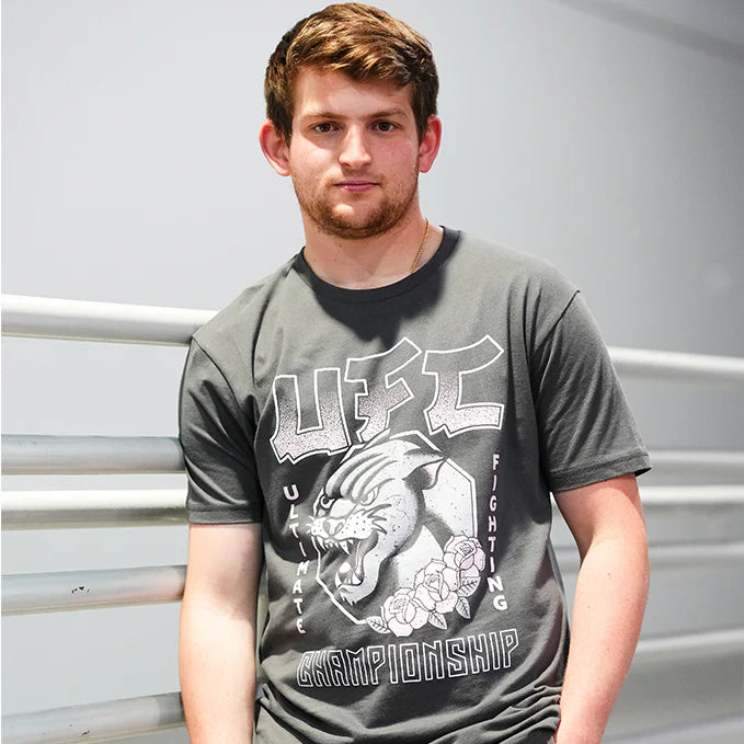 MEN'S UFC BIG CAT ENERGY T-SHIRT - HEAVY METAL