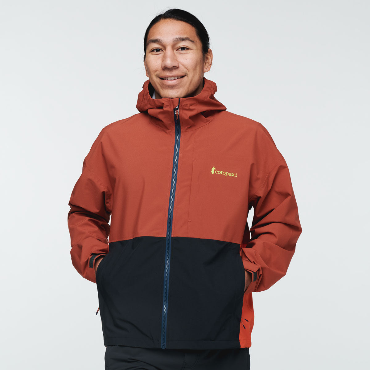 Cielo Rain Jacket - Men's, Spice, Model Mario
