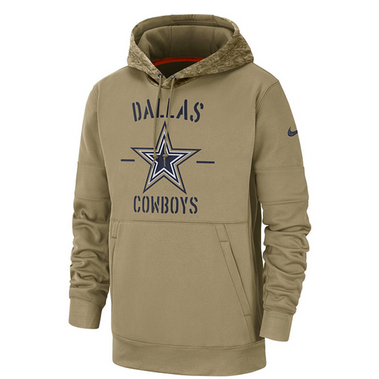 Dallas Cowboys Nike Mens Salute to Service Therma Hoodie