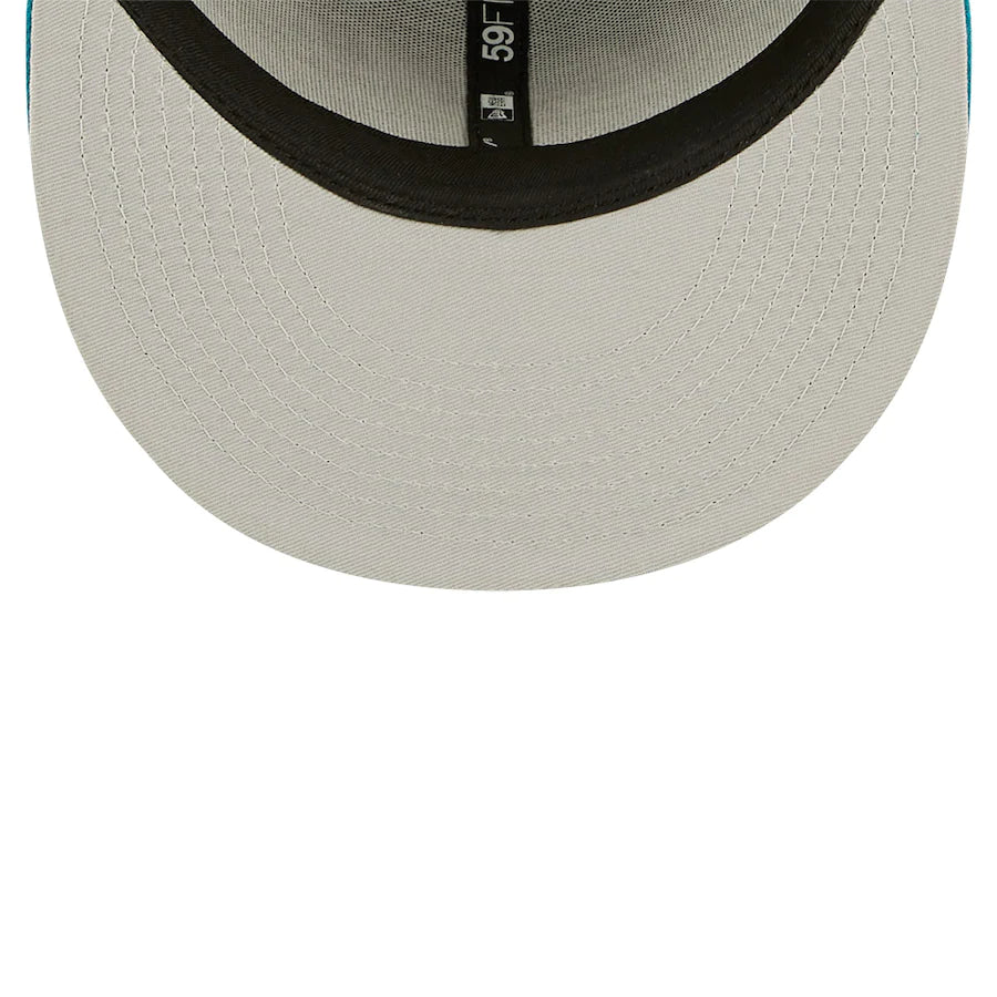 Men's Jacksonville Jaguars New Era Black/Teal 2022 NFL Draft On Stage 59FIFTY Fitted Hat