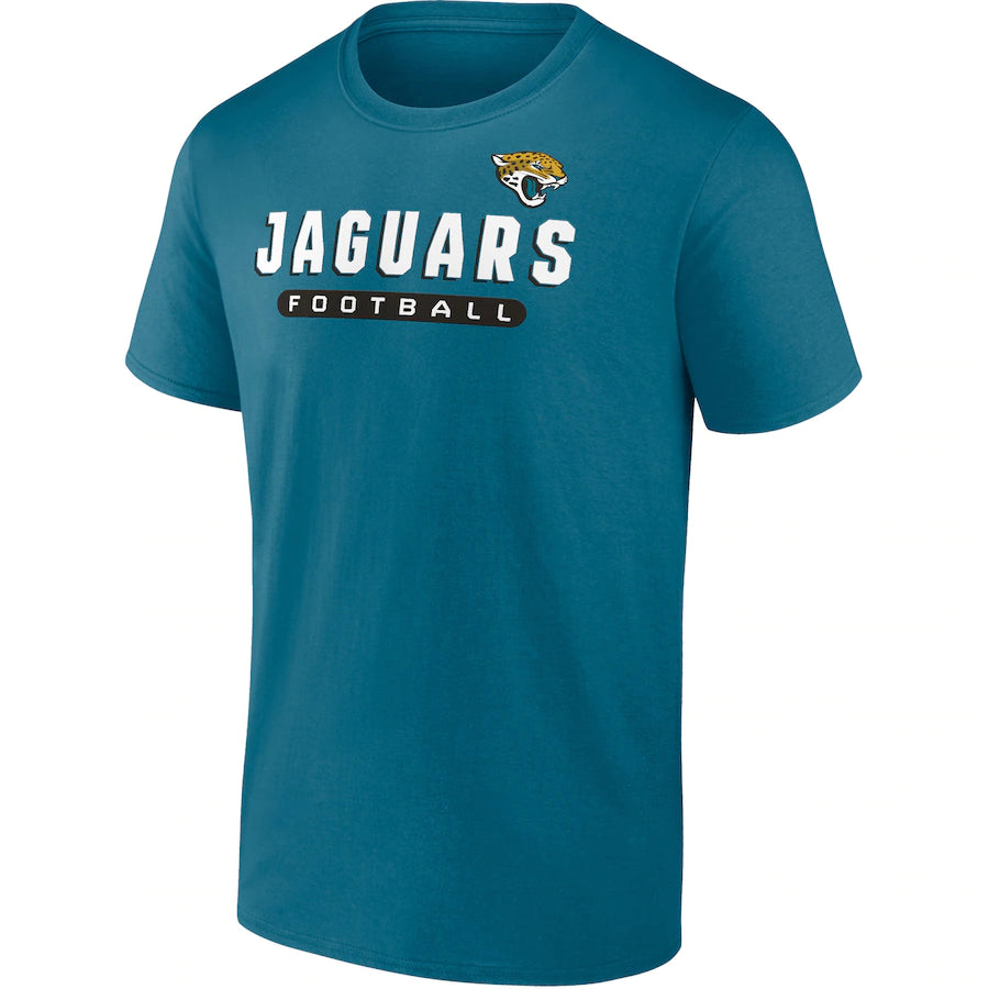 Men's Jacksonville Jaguars Fanatics Branded Teal/Heathered Gray T-Shirt Combo Pack
