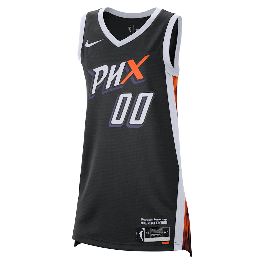 Unisex Phoenix Mercury Nike Black 2021 Victory Custom Jersey - Rebel Edition