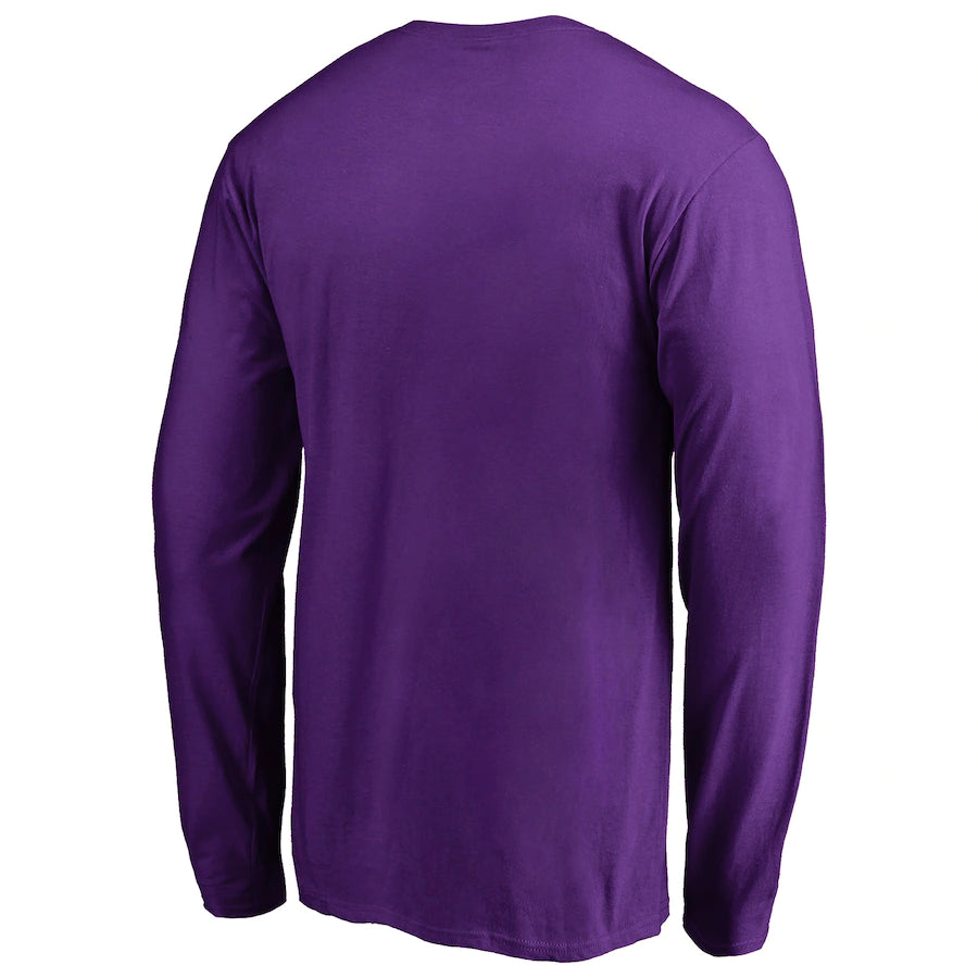 Men's Phoenix Mercury Fanatics Branded Purple Primary Logo Long Sleeve T-Shirt