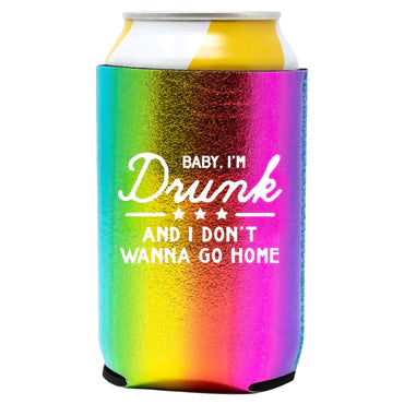 Rainbow Metallic Can Hugger