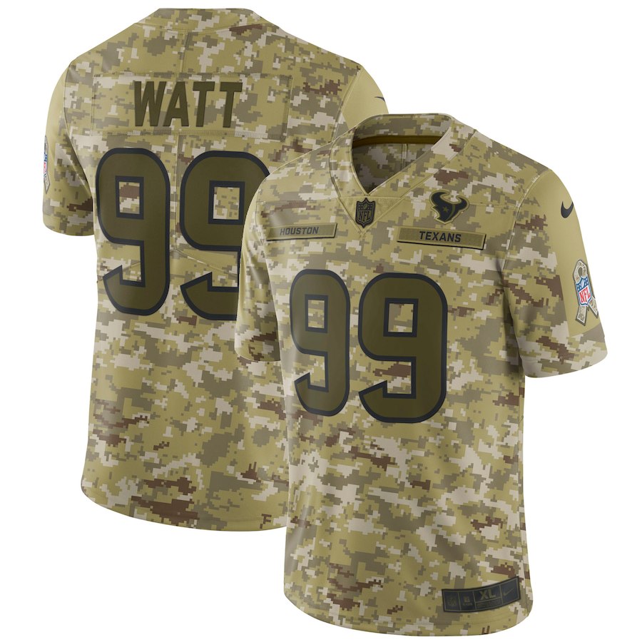 Men's Nike J.J. Watt Camo Limited Jersey