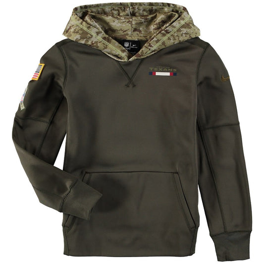 Youth Nike Olive Pullover Hoodie