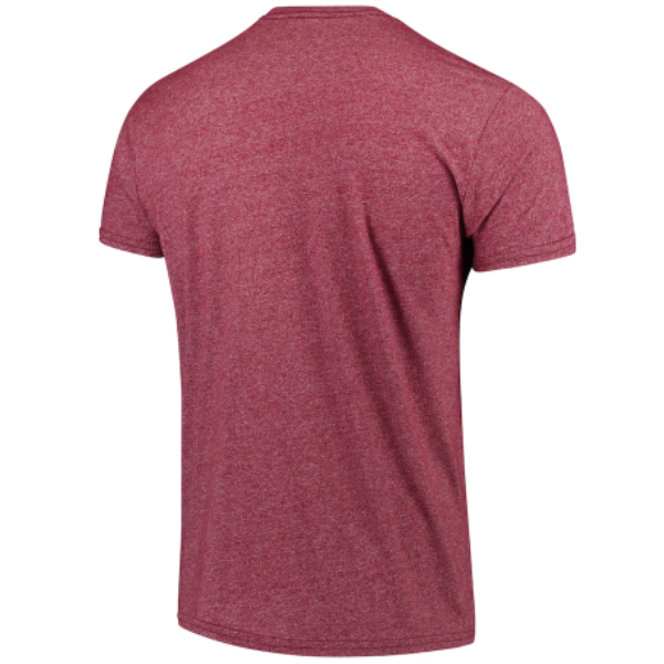 Men's Original Retro Brand Garnet Florida State Seminoles Interlocking School Logo Mock Twist T-Shirt