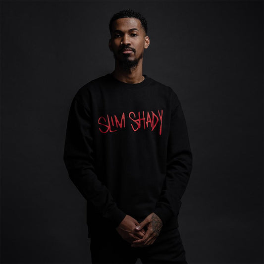 SLIM SHADY CREWNECK (BLACK)