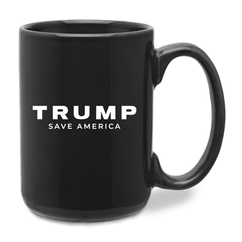 Trump Save America Mug - Black