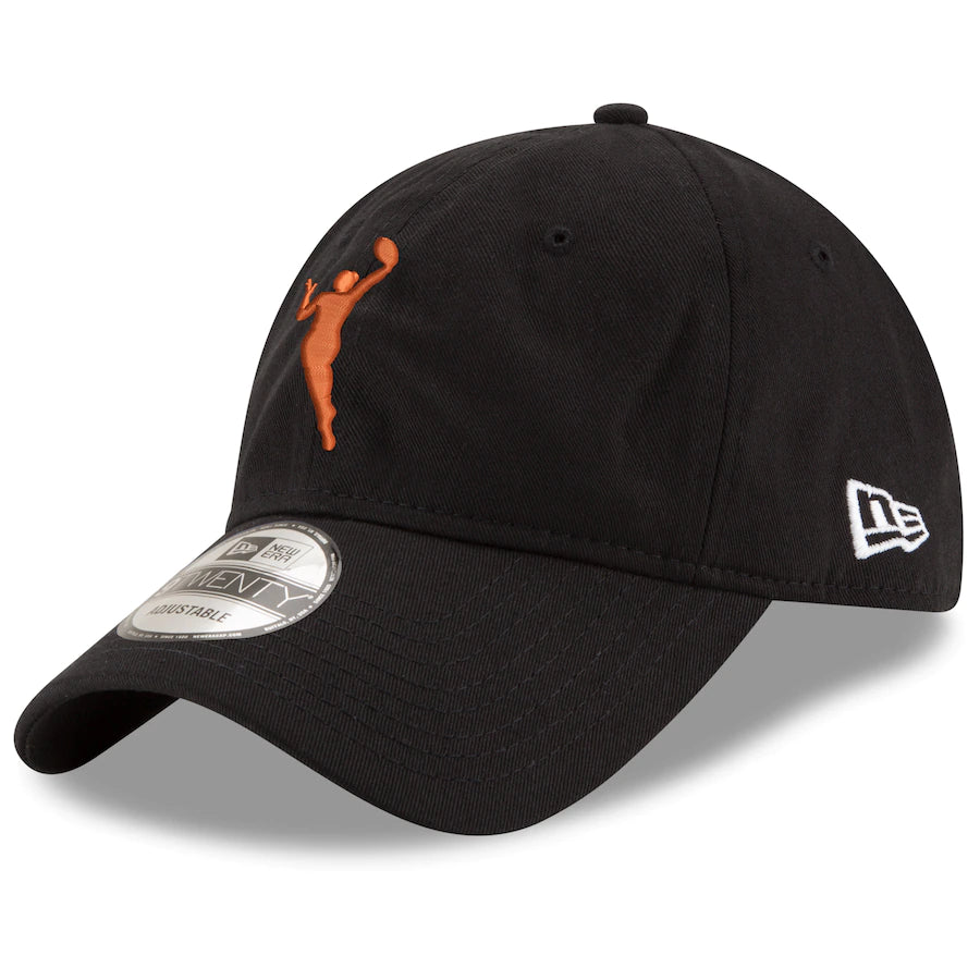 WNBA New Era Black Logo 9TWENTY Adjustable Hat