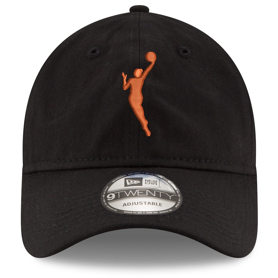 WNBA New Era Black Logo 9TWENTY Adjustable Hat