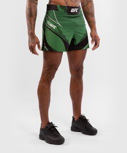 UFC VENUM AUTHENTIC FIGHT NIGHT MEN'S SHORTS - SHORT FIT - GREEN