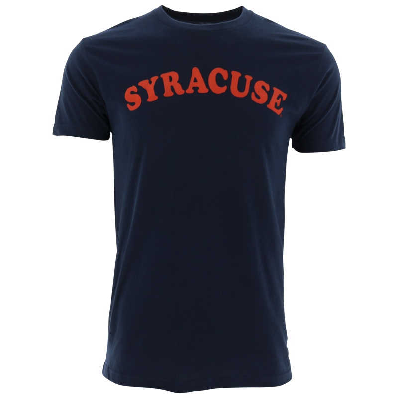 SYRACUSE ORANGE GROOVY TEAM ARC UNISEX SUEDED SHORT SLEEVE T-SHIRT