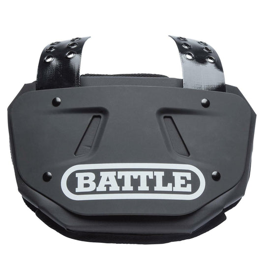 Black Football Back Plate - Adult & Youth