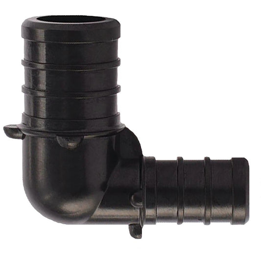 3/4 in. x 1/2 in. Plastic PEX Barb 90-Degree Elbow (5-Pack)