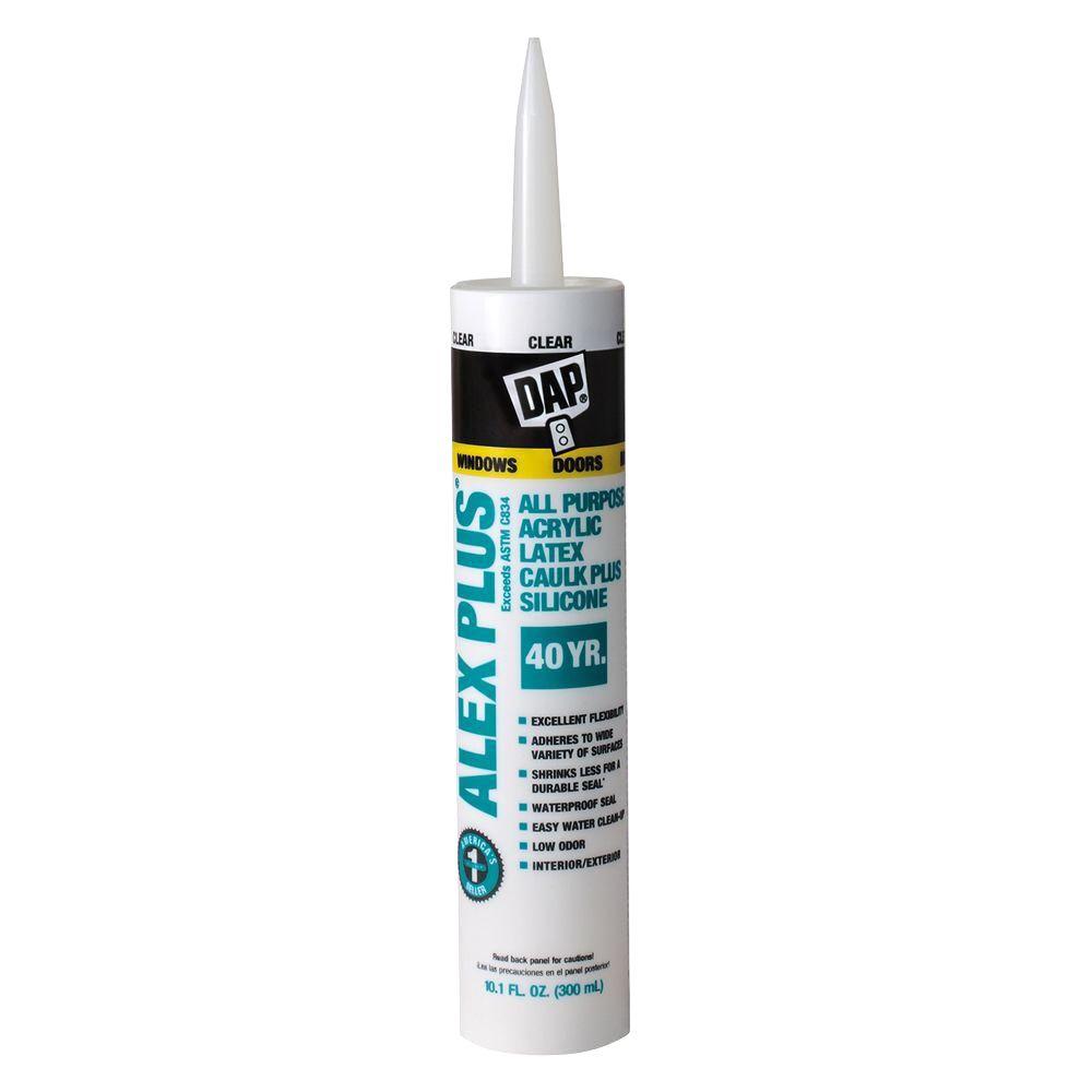 Alex Plus 10.1 oz. Clear All-Purpose Caulk