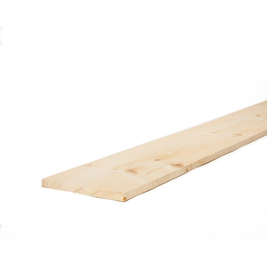 1 in. x 10 in. x 4 ft. Premium Kiln-Dried Square Edge Common Whitewood Board