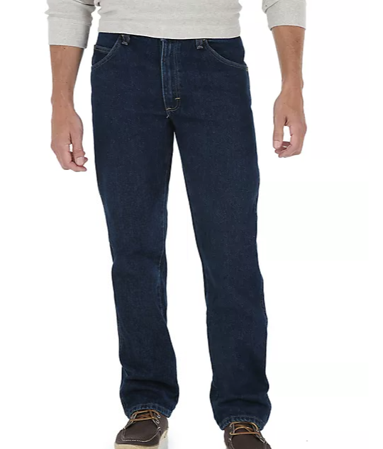 WRANGLER® FIVE STAR PREMIUM DENIM REGULAR FIT JEAN IN MIDNIGHT RINSE