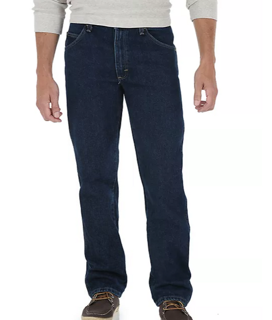 WRANGLER® FIVE STAR PREMIUM DENIM REGULAR FIT JEAN IN MIDNIGHT RINSE