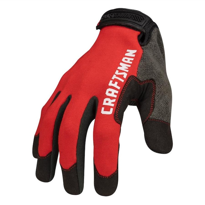 CRAFTSMAN Unisex Polyester Gloves, Medium