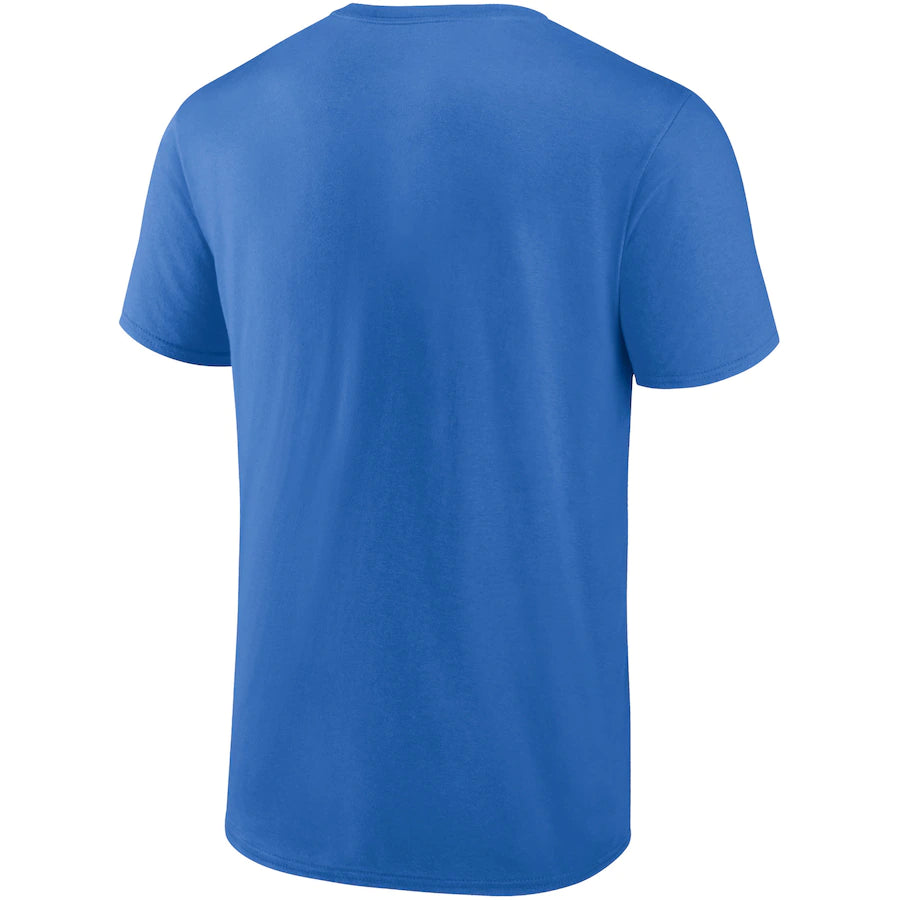 Men's Detroit Lions Fanatics Branded Blue/Heathered Gray T-Shirt Combo Pack