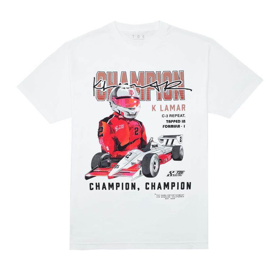 KENNY P. RACE T-SHIRT (WHITE)