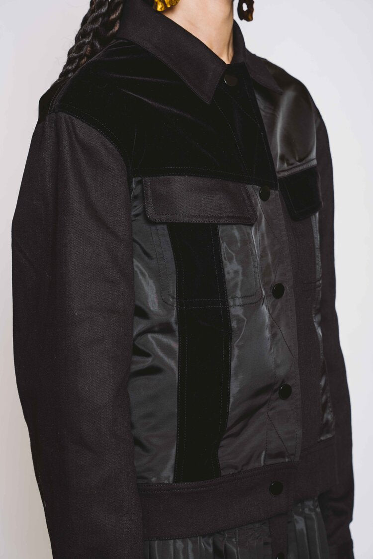 Zora Trucker Jacket - Black