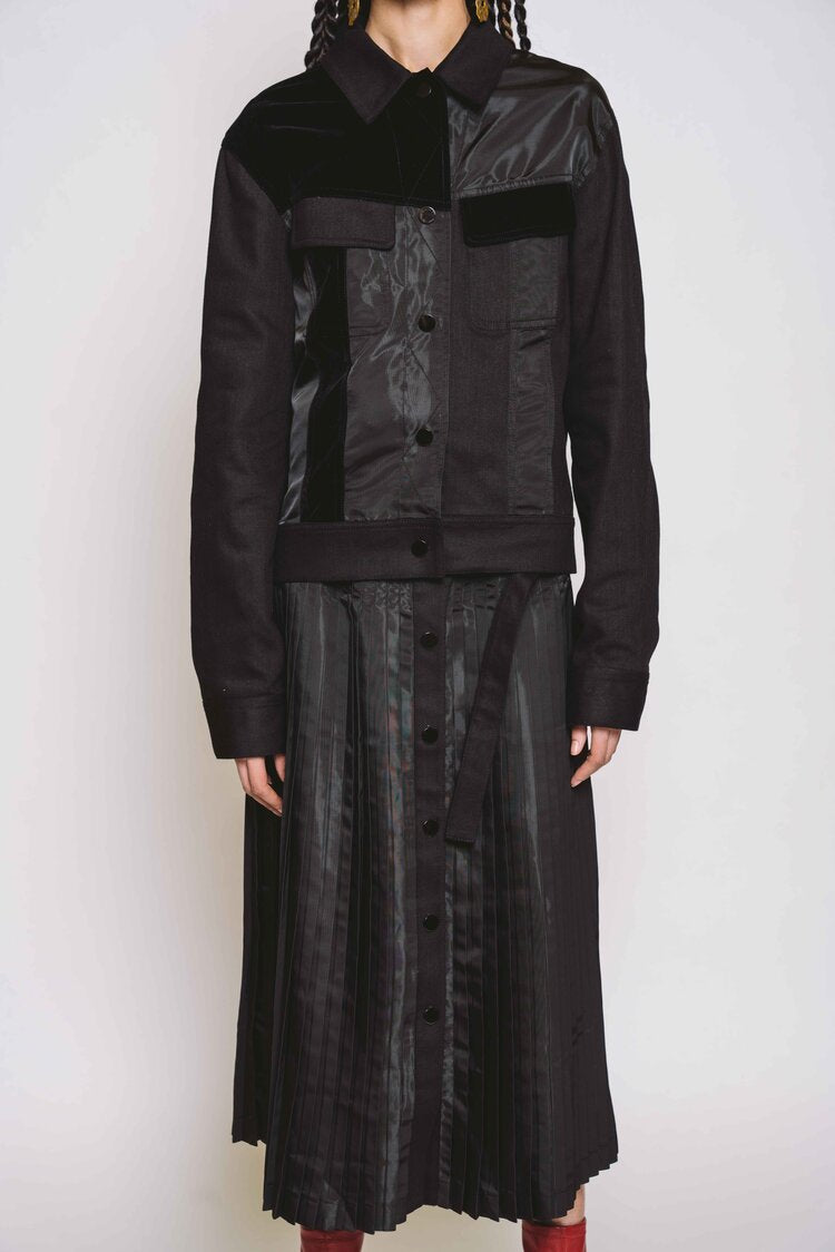 Zora Trucker Jacket - Black