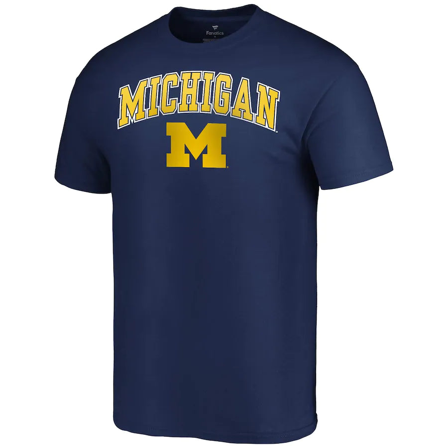 Men's Fanatics Branded Navy Michigan Wolverines Campus T-Shirt