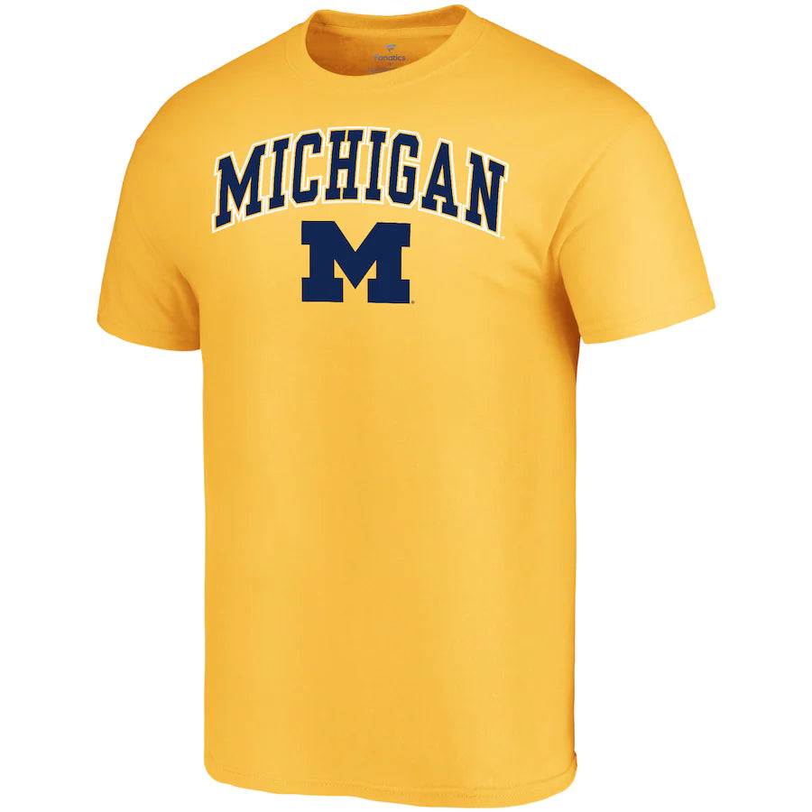 Men's Fanatics Branded Navy Michigan Wolverines Campus T-Shirt