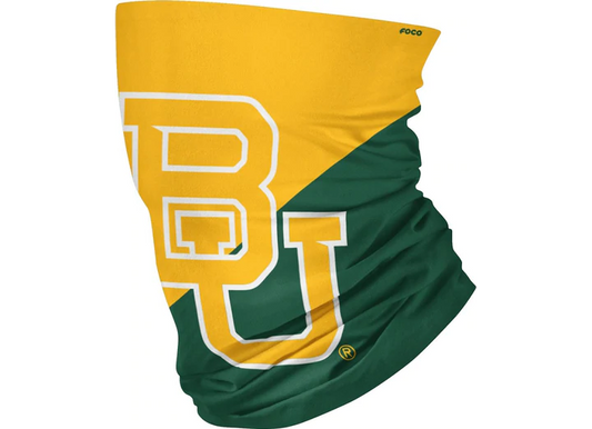 BAYLOR UNIVERSITY COLOR BLOCK NECK GAITER