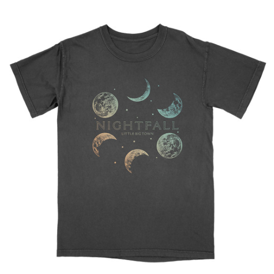 Little Big Town Nightfall Logo Dateback T-Shirt