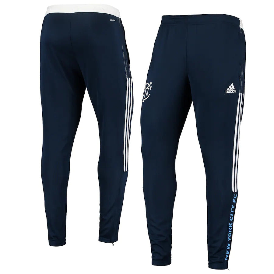 Men's New York City FC adidas Navy 2021 Travel AEROREADY Pants