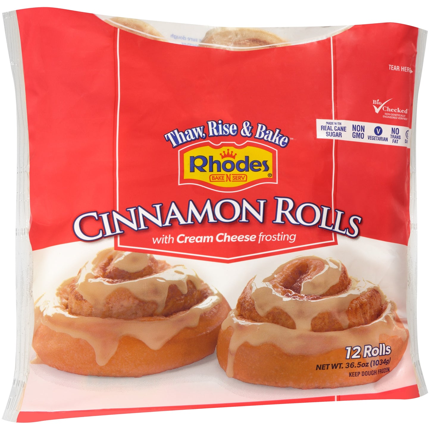Rhodes Bake N Serv Rhodes Cinnamon Rolls, 12 ea