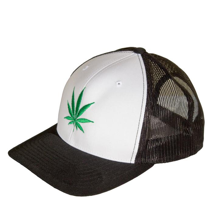 Weed Leaf Snapback Hat