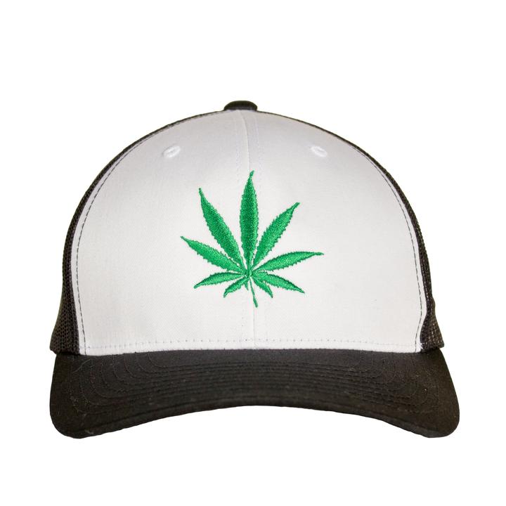 Weed Leaf Snapback Hat