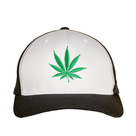 Weed Leaf Snapback Hat
